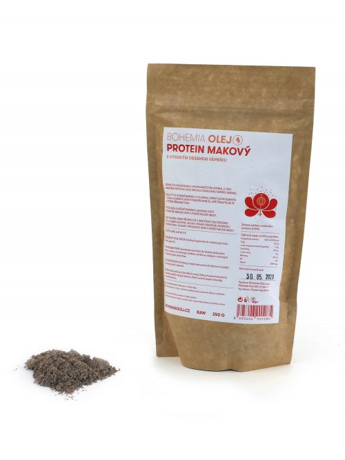 VÝPRODEJ! Bohemia Olej RAW Protein 250g Makový - 1