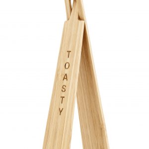 Kikkerland Dřevěné klapky na toasty a topinky - 2