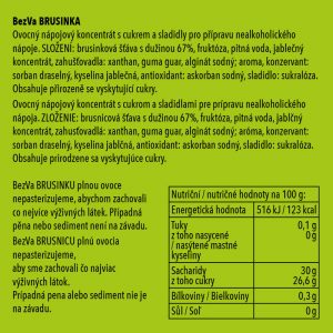 BezVa Brusinka 1000 ml - 2